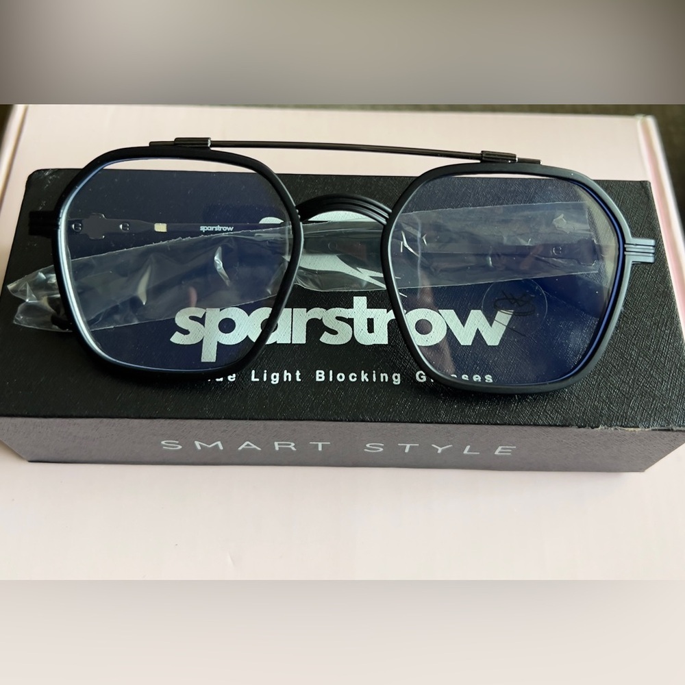 Men’s Blue Light Blocking Glasses - Black Frame, Blue Lenses